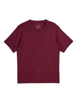 Y-3: Красная футболка 