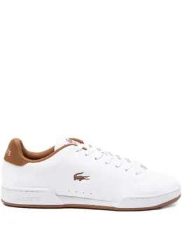 Lacoste: Белые кроссовки 