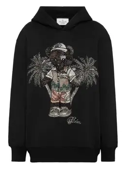 Philipp Plein: Чёрная толстовка  Teddy