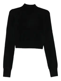 Sportmax: Чёрный свитшот 