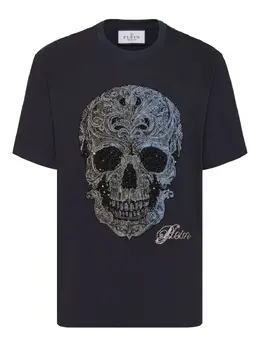 Philipp Plein: Синяя футболка  Skull