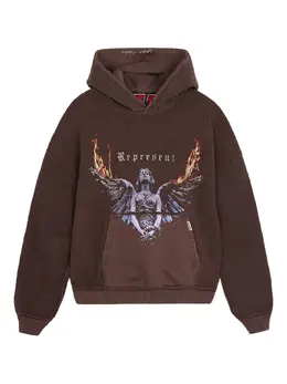 Represent: Коричневая толстовка 