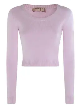 TWINSET: Розовый свитер 