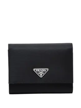Prada Pre-Owned: Чёрный кошелёк 