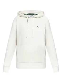 Lacoste: Белая толстовка 