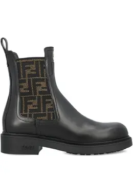 FENDI: Чёрные ботинки 