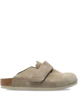 Birkenstock: Бежевые сандалии 