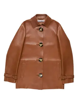 Acne Studios: Кожаное пальто 