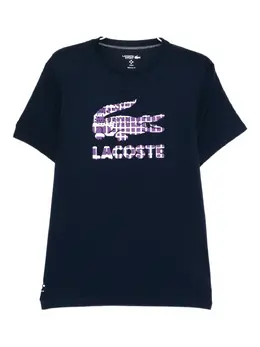 Lacoste: Синяя футболка 