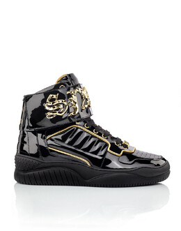 Philipp Plein: Чёрные кроссовки 