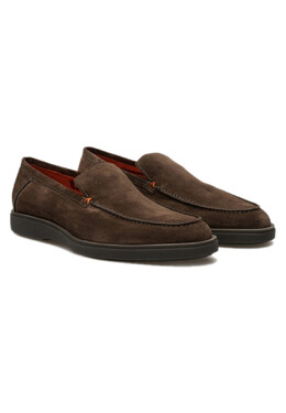 Santoni: Коричневые туфли 