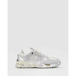 Premiata: Серые кроссовки 