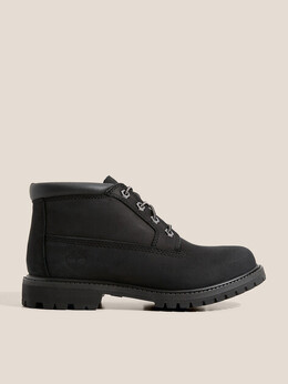 Timberland: Чёрные ботинки 