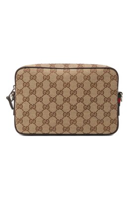 Gucci: Бежевая сумка  GG