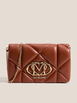 Love Moschino: Коричневая сумка 