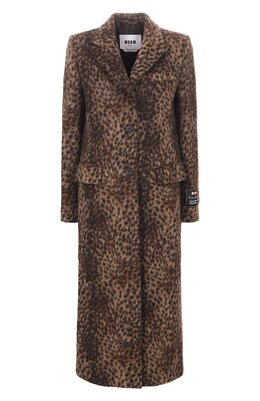 MSGM: Пальто с леопардовым принтом 
