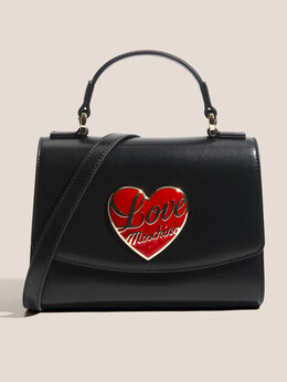 Love Moschino: Чёрная спортивная сумка 