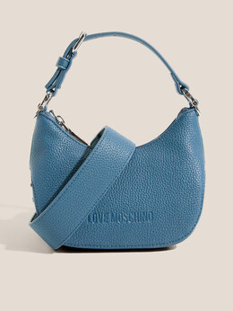 Love Moschino: Синяя спортивная сумка 