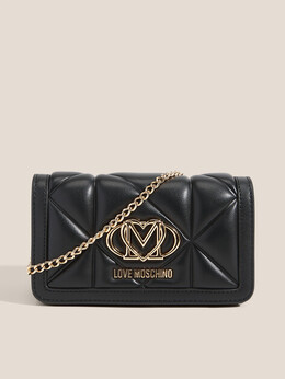 Love Moschino: Чёрный клатч 