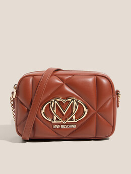 Love Moschino: Коричневая сумка 
