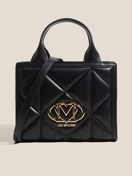 Love Moschino: Чёрная спортивная сумка 