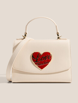Love Moschino: Белая спортивная сумка 