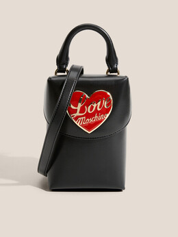Love Moschino: Чёрная спортивная сумка 