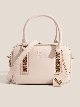 Love Moschino: Белая спортивная сумка 