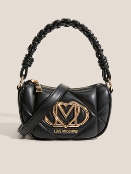 Love Moschino: Чёрная спортивная сумка 