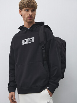 Fila: Чёрная толстовка 