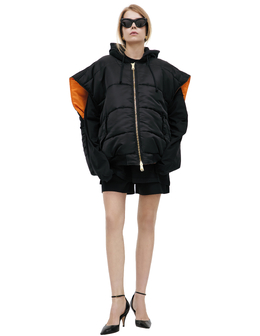 VETEMENTS: Жилет с капюшоном 