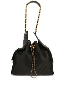 CHANEL Pre-Owned: Чёрная сумка 