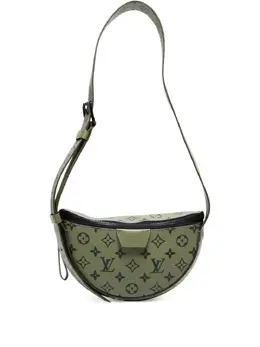 Louis Vuitton Pre-Owned: Зелёная сумка через плечо 