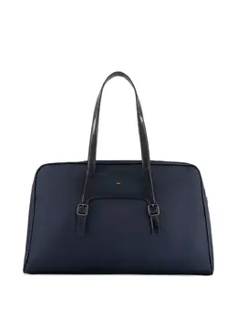 Santoni: Синяя сумка-шоппер 
