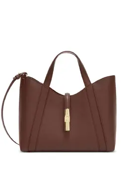Furla: Коричневая сумка-шоппер 