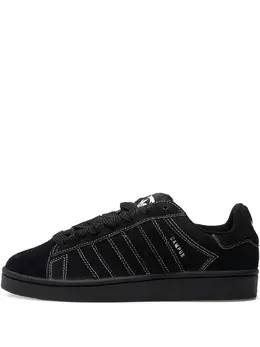 adidas: Чёрные кроссовки  Campus