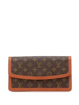 Louis Vuitton Pre-Owned: Коричневый клатч 