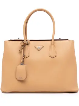 Prada Pre-Owned: Коричневая сумка 