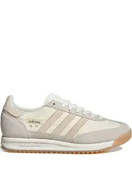 adidas: Белые кроссовки  Suede