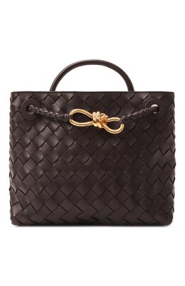 Bottega Veneta: Коричневая сумка 