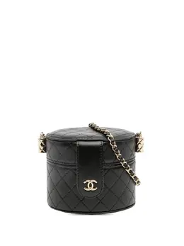 CHANEL Pre-Owned: Чёрная сумка через плечо 