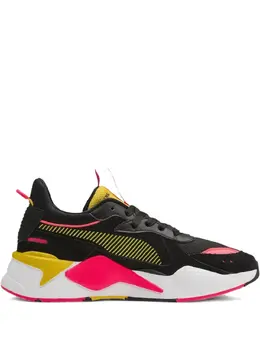 PUMA: Чёрные кроссовки  RS-X