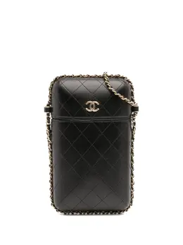 CHANEL Pre-Owned: Чёрная сумка через плечо 