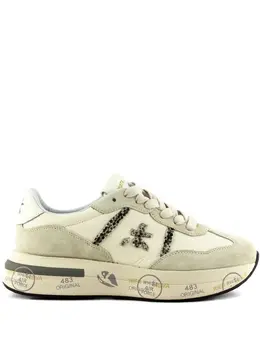 Premiata: Белые кроссовки 