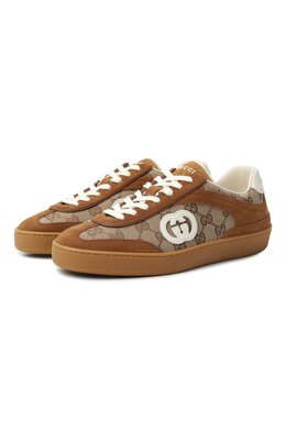 Gucci: Коричневые кеды 