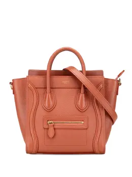 Celine Pre-Owned: Оранжевая сумка-шоппер 