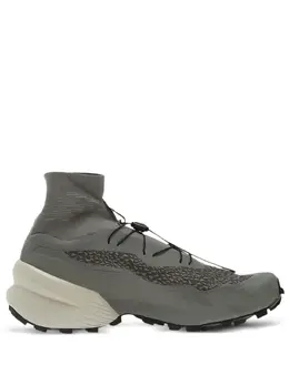 Salomon: Зелёные кроссовки 