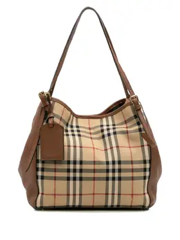 Burberry Pre-Owned: Коричневая сумка-шоппер 