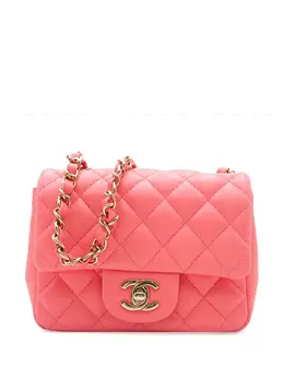 CHANEL Pre-Owned: Розовая сумка через плечо 