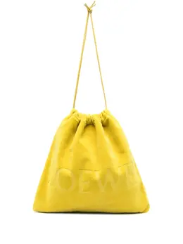 LOEWE: Жёлтый клатч 
